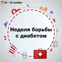 

В России началась Неделя борьбы с сахарным диабетом рисунок
