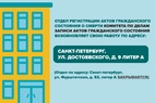 

С 28 июня 2021 года Отдел регистрации актов гражданского состояния о смерти возобновит прием граждан в историческом здании на ул. Достоевского, д. 9 рисунок
