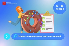 

Сегодня стартовала Неделя популяризации подсчета калорий рисунок
