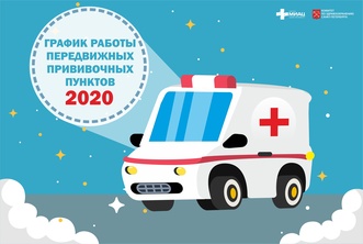 График работы мобильных прививочных пунктов по районам рисунок