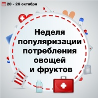 Сегодня в России стартовала Неделя популяризации потребления овощей и фруктов. Она продлится с 20 по 26 октября. Неделя напомнит всем нам об основах здорового питания image